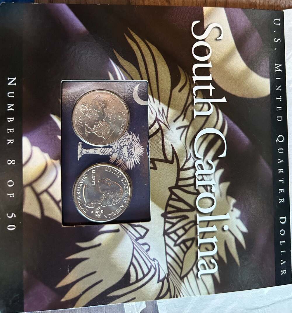 2000 South Carolina State Quarter, Uncirculated, Number 8 of 50